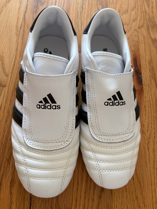 adidas Shoes - adidas White & Black Athletic Trainers barely used maybe twice.Fits women 36 EUR